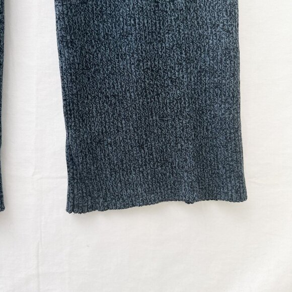 Athleta Reverie Hi-Rise Wide-Leg Sweater Knit Pants Pull On Navy Blue Women XS - Picture 6 of 14
